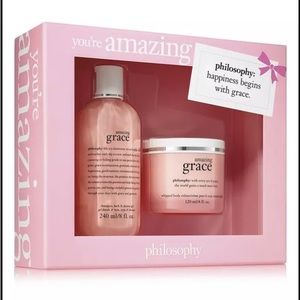 New in Box Gift Set Philosophy “GRACE”  Shower Gel & Whipped Body Crème